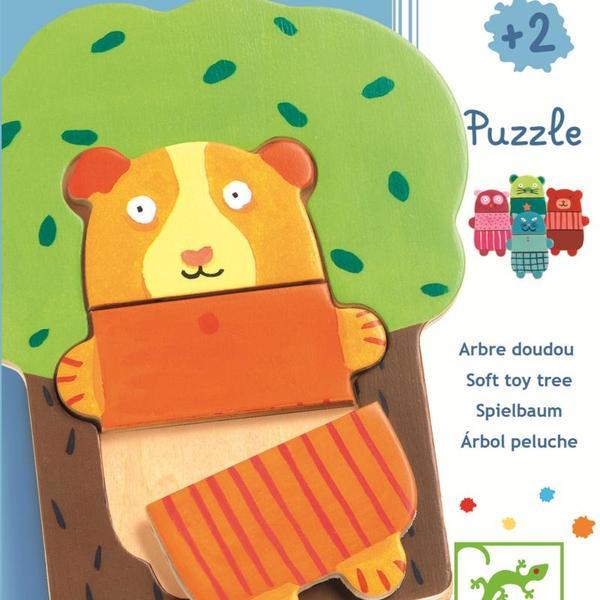 Puzzle lemn copacelul vesel