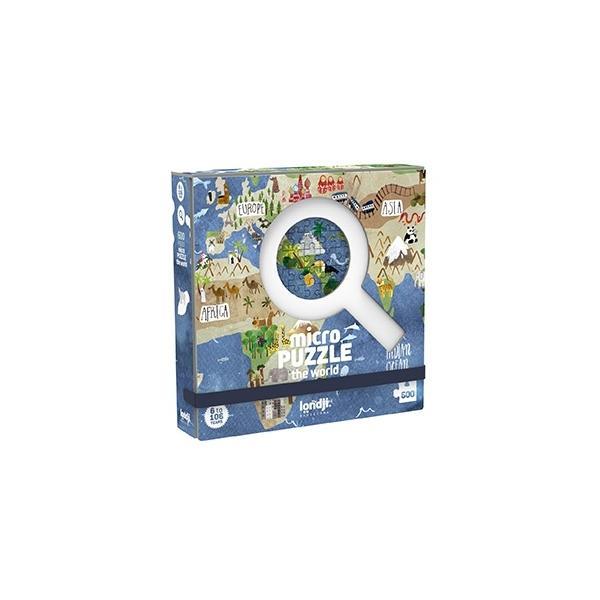Micro puzzle londji-600 piese, continente