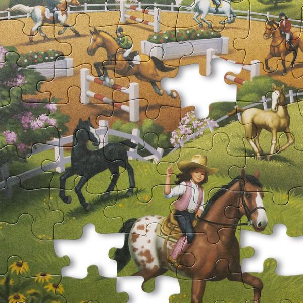 Primul meu puzzle eco din carton calutii