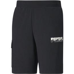 Pantaloni scurti barbati puma rebel bold 58137601, l, negru