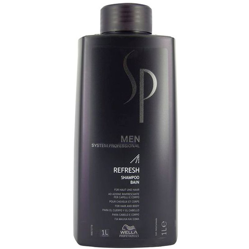 Sampon Revitalizant - Wella SP Men Refresh Shampoo 1000 ml