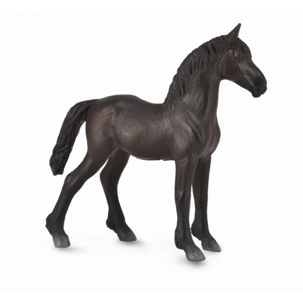 Manz friesian black m - animal figurina