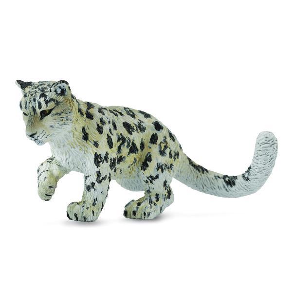 Pui leopard de zapada jucandu-se m - animal figurina