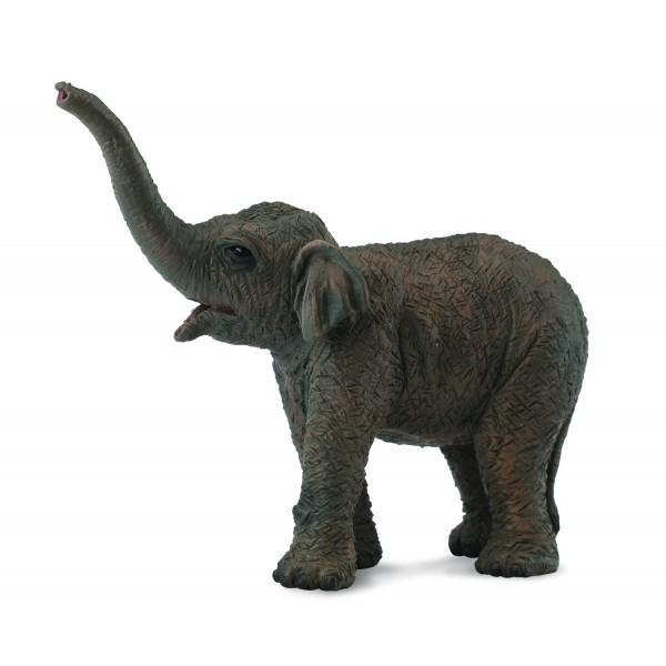 Pui de elefant asiatic s - animal figurina