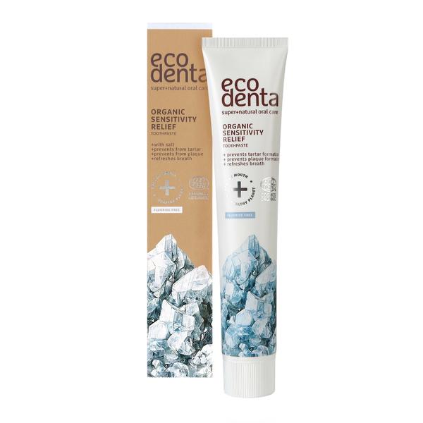 Pasta de Dinti Organica pentru Dinti si Gingii Sensibile Ecodenta, 75ml