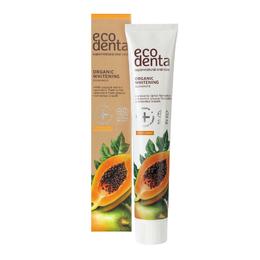 Pasta de Dinti Organica pentru Albire cu Extract de Papaya Ecodenta, 75ml