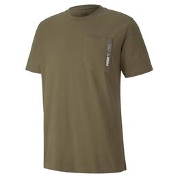 Tricou barbati puma nu-tility pocket 58203449, s, verde