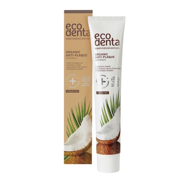 Pasta de Dinti Antiplaca cu Ulei de Cocos Ecodenta, 75ml