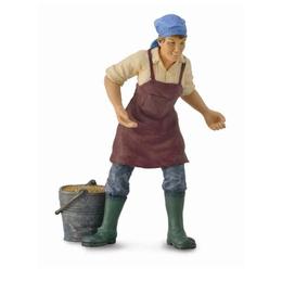 Femeie fermier - animal figurina
