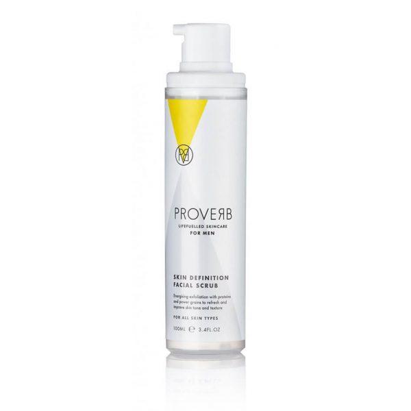 Scrub de Curatare Faciala pentru Barbati Proverb, 100 ml