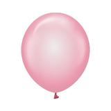 Set 10 baloane latex 30 cm - Roz Cristal - Tomvalk