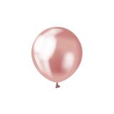 Set 20 baloane latex 13 cm - Roz platinat - Tomvalk