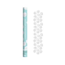 Tun confetti 60 cm - petale albe - tomvalk