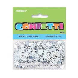 Confetti folie stelute argintii - tomvalk