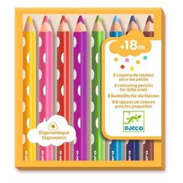 Creioane colorate pentru bebe Djeco