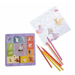 Set de desen cu piese magnetice, animale - egmont toys