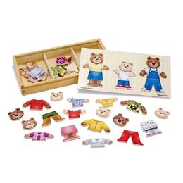 Set de joaca - imbraca familia de ursuleti - melissa   doug