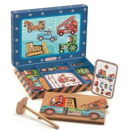 Set constructie - vehicule de asamblat tap tap