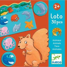 Joc educativ - loto cu animale djeco