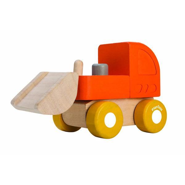 Mini buldozer lemn copii - Plan Toys