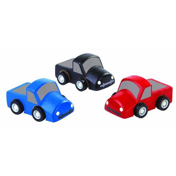Set cu 3 mini-camioane - Plan Toys