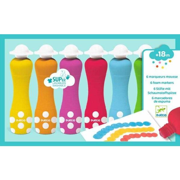 Set markere rotunde pentru bebe