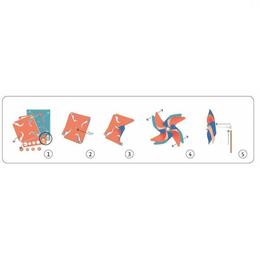 Set diy - moristi de vant, modele geometrice - djeco