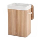 Cos rufe, 72L, Pliabil, Bambus, Natur