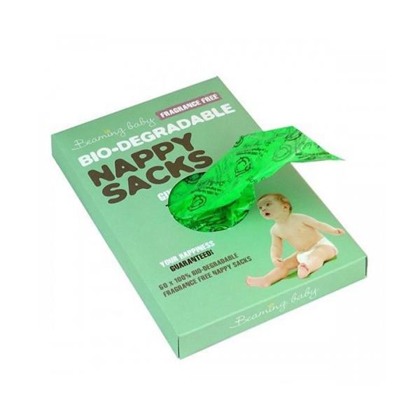 Pungi biodegradabile pentru scutece beaming baby 60buc