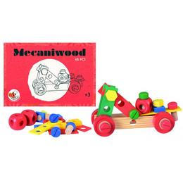 Set constructie - mecaniwood egmont, set 48 piese - egmont toys