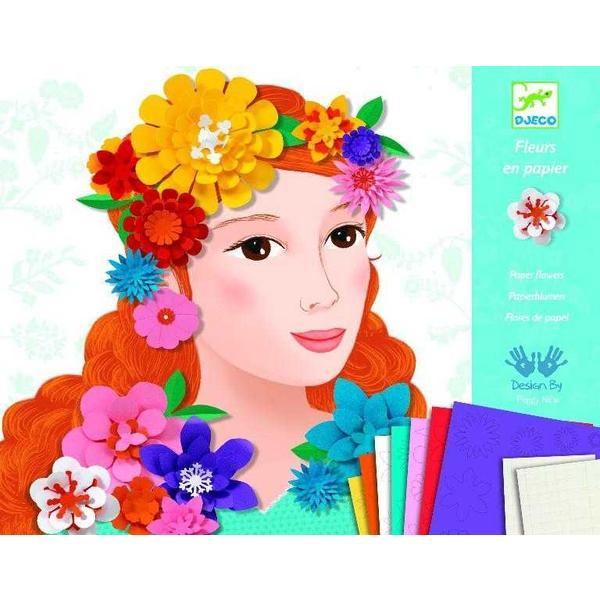 Atelier colaj flori - set creativitate si indemanare 