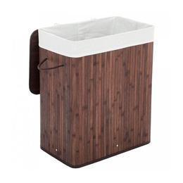 Cos rufe, 100l, bambus, maro, 62,5x52x32 cm