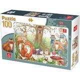 Puzzle 100: Animale din padure