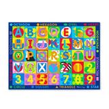 Covor de joaca Litere si forme geometrice Melissa & Doug