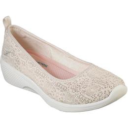 Pantofi sport femei skechers aryaairy days 23758/nat, 36.5, crem