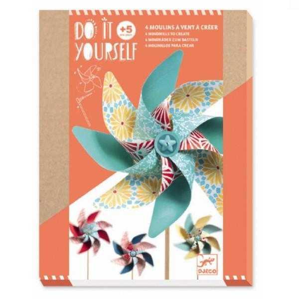 Set diy - moristi de vant, modele cu flori djeco