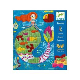 Atelier de cusut - sirena - set creativitate si indemanare djeco