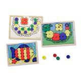 Mozaic din lemn cu culori - Melissa & Doug