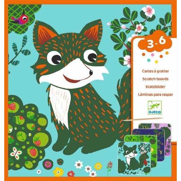 Set creativ de razuit - animale prietenoase djeco