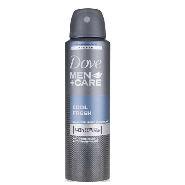 Deodorant antiperspirant spray dove men +care, cool fresh, 150 ml