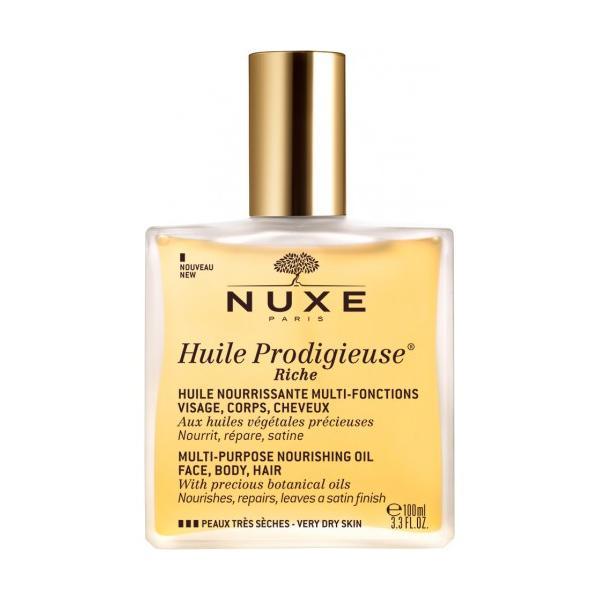 Ulei uscat pentru ten nuxe huile prodigieuse riche, corp Și par 100ml