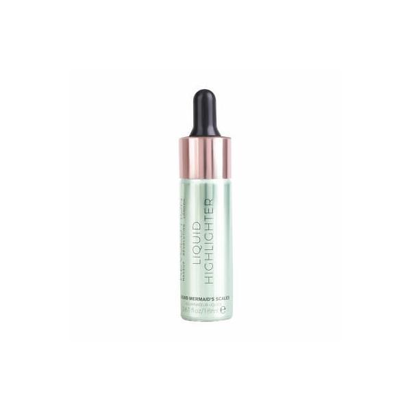 Iluminator pentru fata, makeup revolution, liquid highlighter mermaid’s scales, 18ml