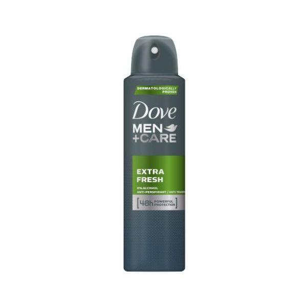 Deodorant antiperspirat spray, Dove, Men+Care, Extra Fresh, 150 ml