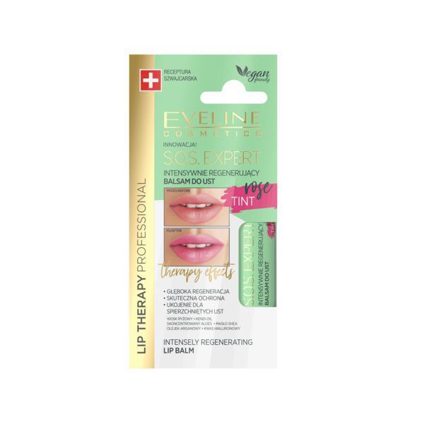 Balsam de buze - eveline cosmetics sos expert rose 10g