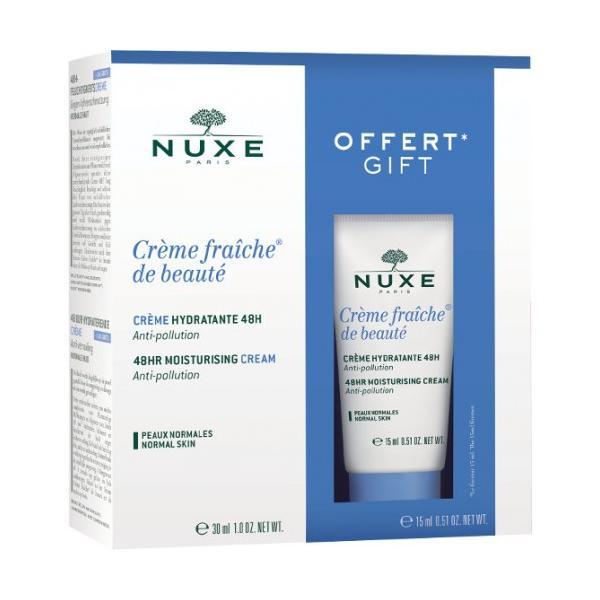 Set Cadou Creme Fraiche De Beaute 48hr Moisturising Cream (crema 30ml + crema hidratanta 15ml )