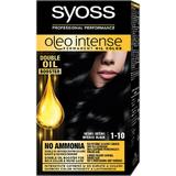 Vopsea de par, Syoss Oleo Intense, nuanta 1-10 Negru Intens