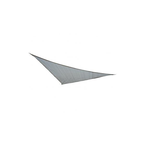 Copertina solara forma triunghiulara, hdpe respirabil, gri, 6x6x6 m