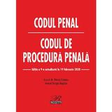 Codul penal. Codul de procedura penala. Ed.  9. Act. la 19 februarie 2020 - Dragos Bogdan, editura Rosetti