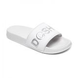 Slapi femei DC Shoes SE Suede Slides ADJL100020-WS4, 40.5, Alb