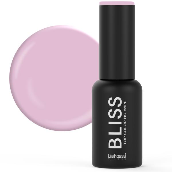 Oja Semipermanenta BlissTop Color Clear Pink Lila Rossa, 7ml